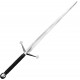 AF Ostrý ocelový meč "MIGHTY CLAYMORE" s pochvou na opasek - HQ!