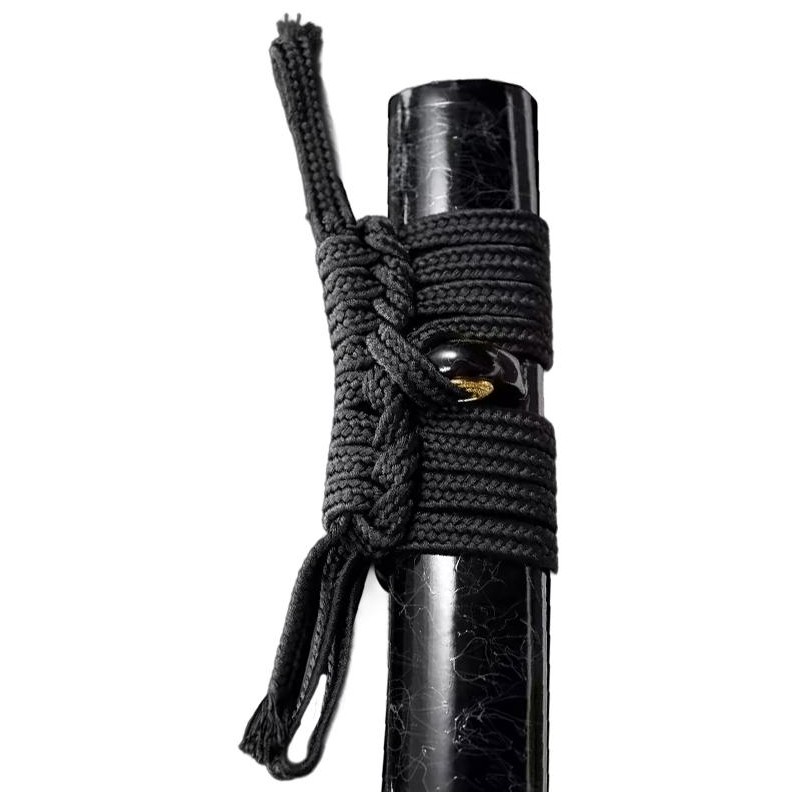 AF Japonská tkanice „SAGEO“ pro samurajské meče - 5 barev! Barva: Černá