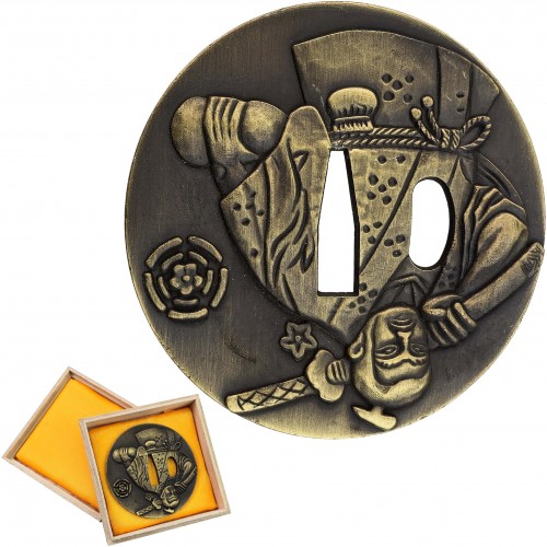 AF Náhradní záštita pro samurajské meče "NAGINATA CLASH TSUBA"