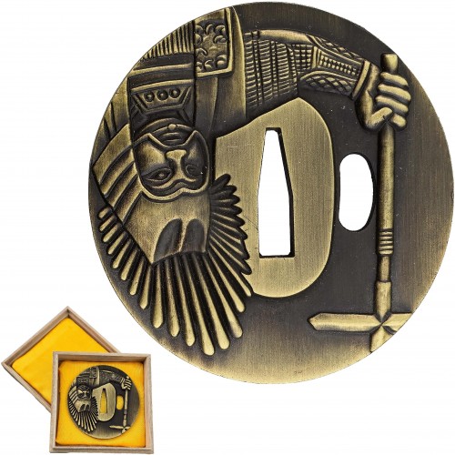 AF Náhradní záštita pro samurajské meče "TANG WARRIOR TSUBA"