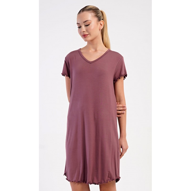 Dámská noční košile s krátkým rukávem Eliza