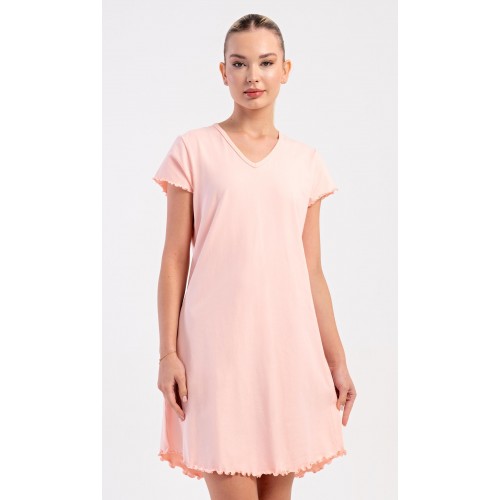 Dámská noční košile s krátkým rukávem Sandra