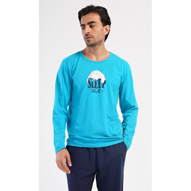 Pánské pyžamo dlouhé Sleep
