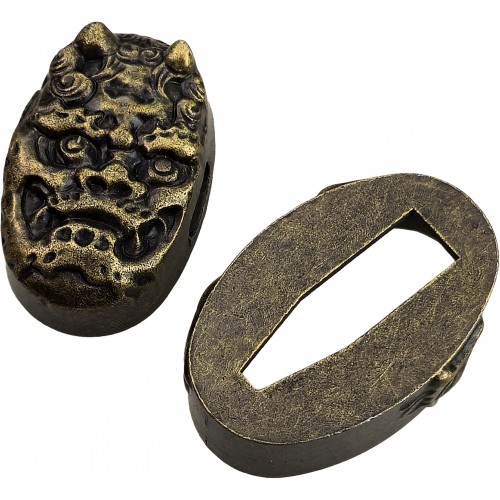 AF Sada pro samurajský meč "FUCHI A KASHIRA" - 5 variant! Barva: Oni