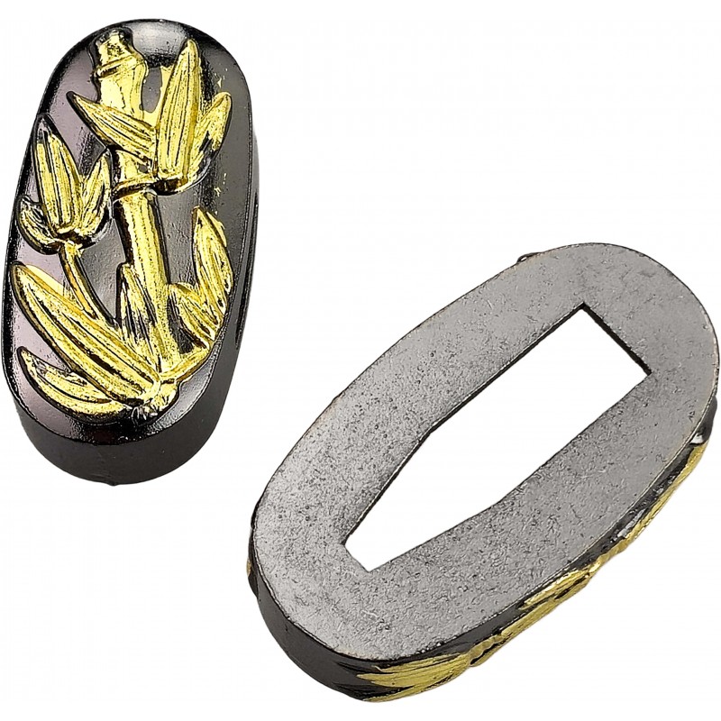 AF Sada pro samurajský meč "FUCHI A KASHIRA" - 5 variant! Barva: Bamboo