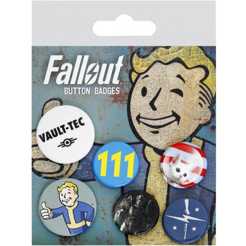Sada Placek Fallout (6 ks)