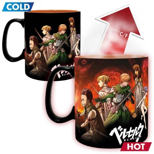 Hrnek Berserk, měnící se