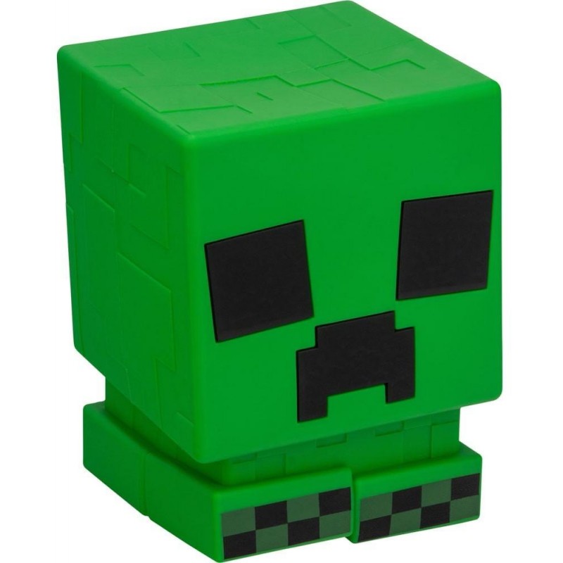 Lampička Minecraft SquishyGlo - Creeper, silikonová