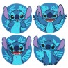 Podtácky Lilo & Stitch - Stitch (4 ks)
