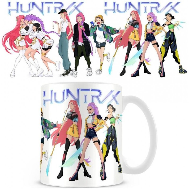 Hrnek KPop Demon Hunters - Huntrix, bílý