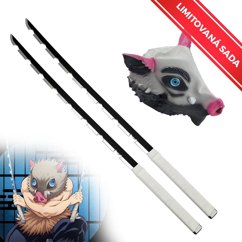 AF Limitovaná cosplay sada "INOSUKE SOFT COSPLAY" - Demon Slayer