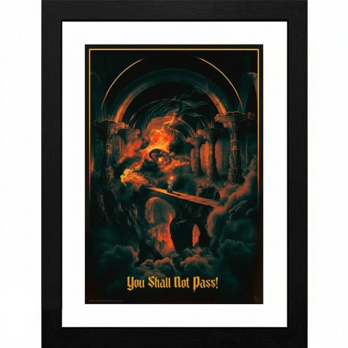 Zarámovaný obraz Pán prstenů - You Shall Not Pass