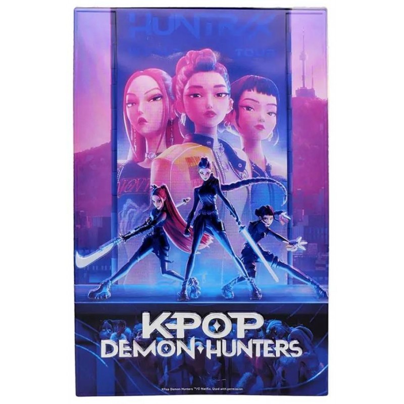 Plechová cedule KPop Demon Hunters