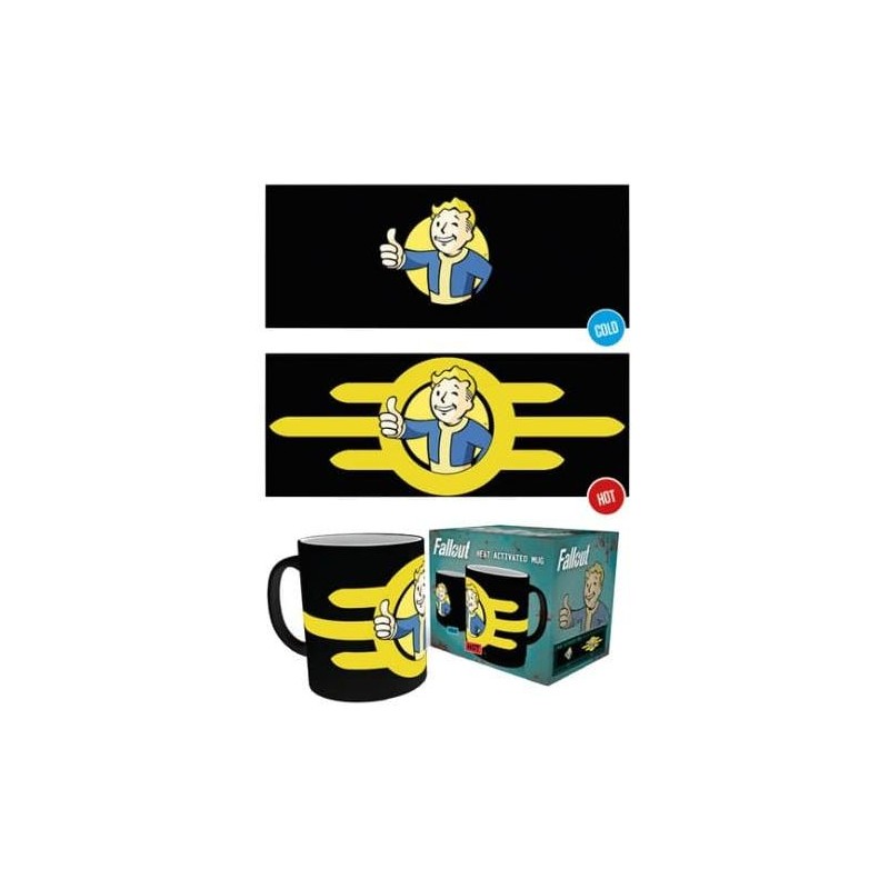 Hrnek Fallout - Vault Boy, měnící