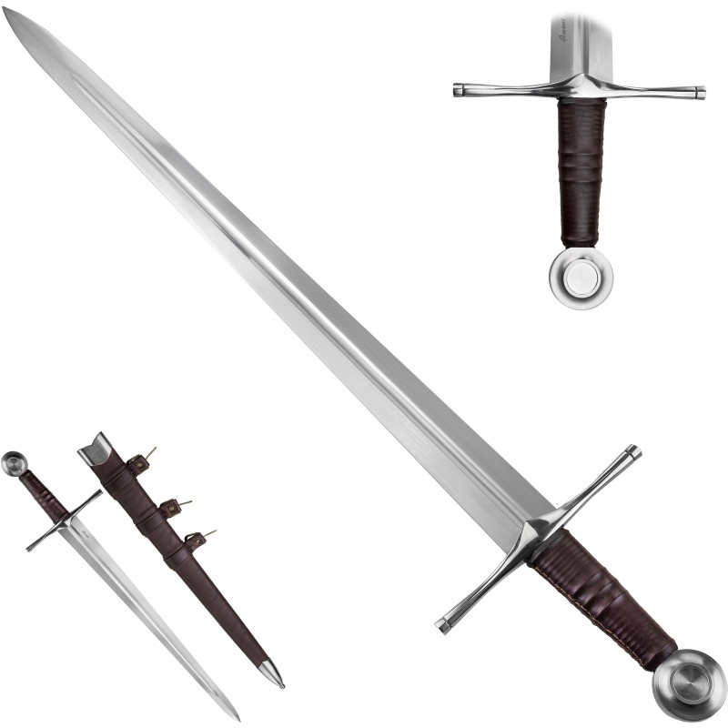 Amont Středověký meč "KINGDOM'S EDGE" s páskem - na kontaktní šerm