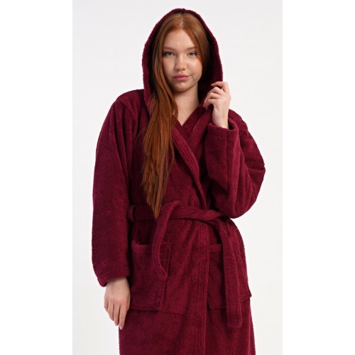 Dámský župan dlouhý s kapucí Julie