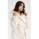 Dámský župan krátký s kapucí Karolína