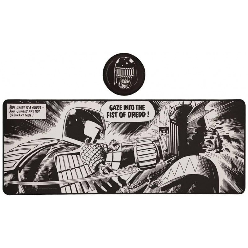 Podložka pod myš a klávesnici Judge Dredd + podtácek