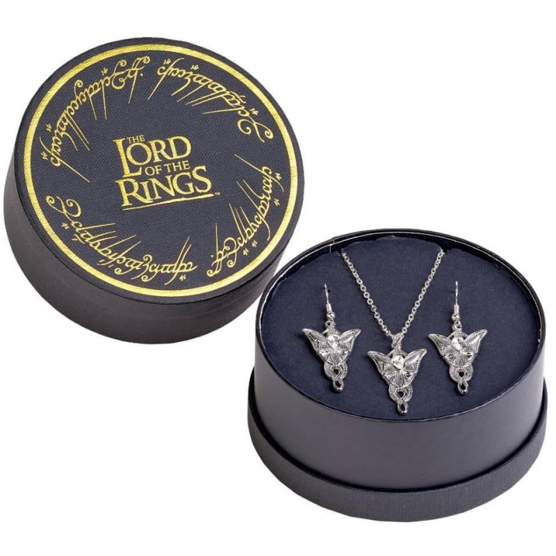 Dárková sada Pán prstenů - Večernice (náušnice + náhrdelník)