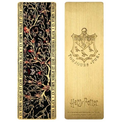 Kovová záložka Harry Potter - Rodina Blacků