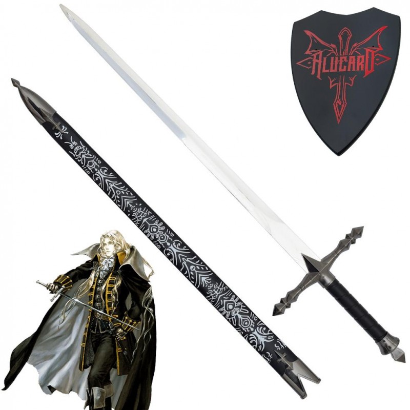 Jolly Ocelový meč "ALUCARD SWORD" s plaketou - Castlevania