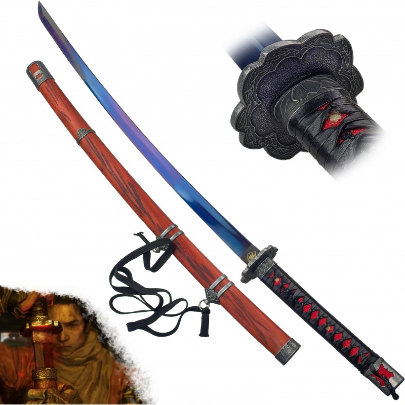 AF Ostrá ocelová katana "THE MORTAL BLADE" Sekiro: Shadows Die Twice