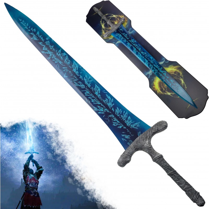 AF Masivní ocelový meč "DARK MOON GREATSWORD" s velkou plaketou - Elden Ring