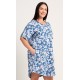 Dámské domácí šaty s krátkým rukávem Diana