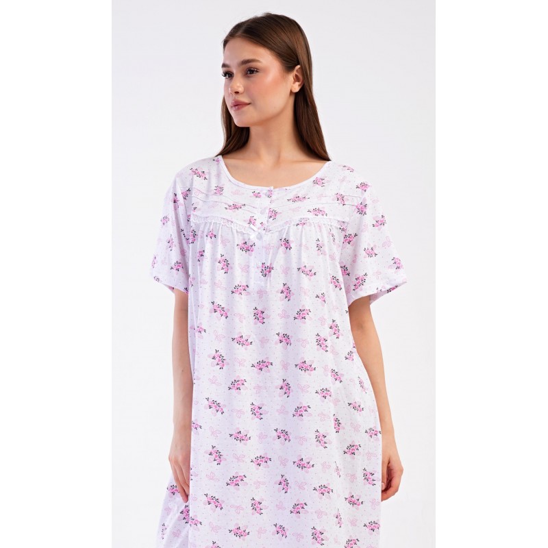 Dámská noční košile s krátkým rukávem Vanda