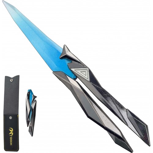 AF Kovový motýlek "SINGULARITY BUTTERFLY BLUE" s pouzdrem - Valorant