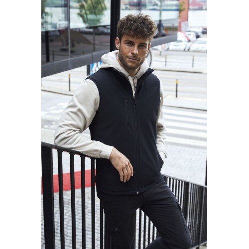 Pánská zateplená softshellová vesta