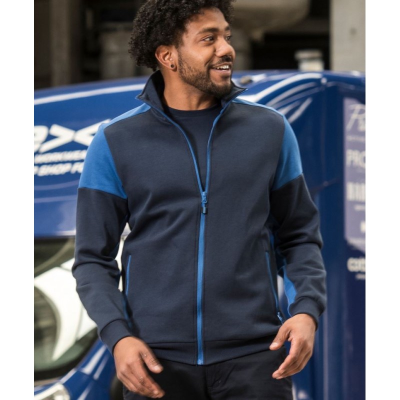 dvoubarevná Pánská mikina se zipem