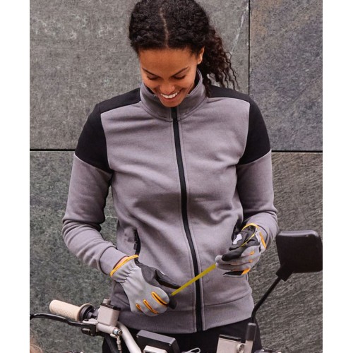 dvoubarevná dámská mikina se zipem