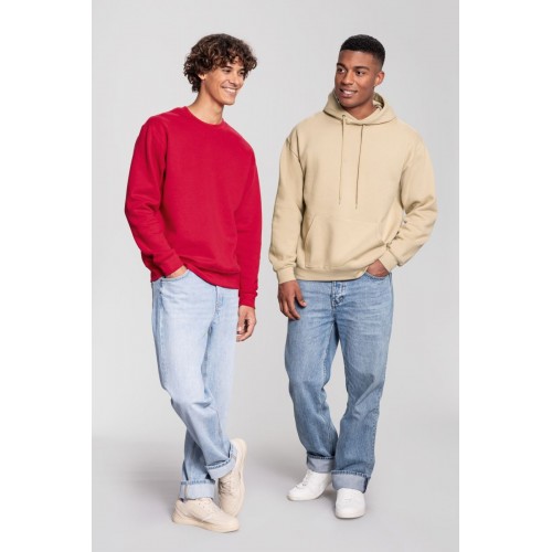 Mikina s kapucí z těžké bavlny