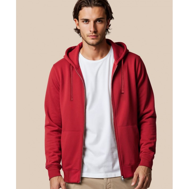 Unisex mikina s kapucí z těžké bavlny