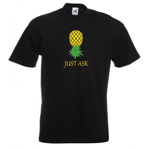 Tričko Just Ask pro swingers