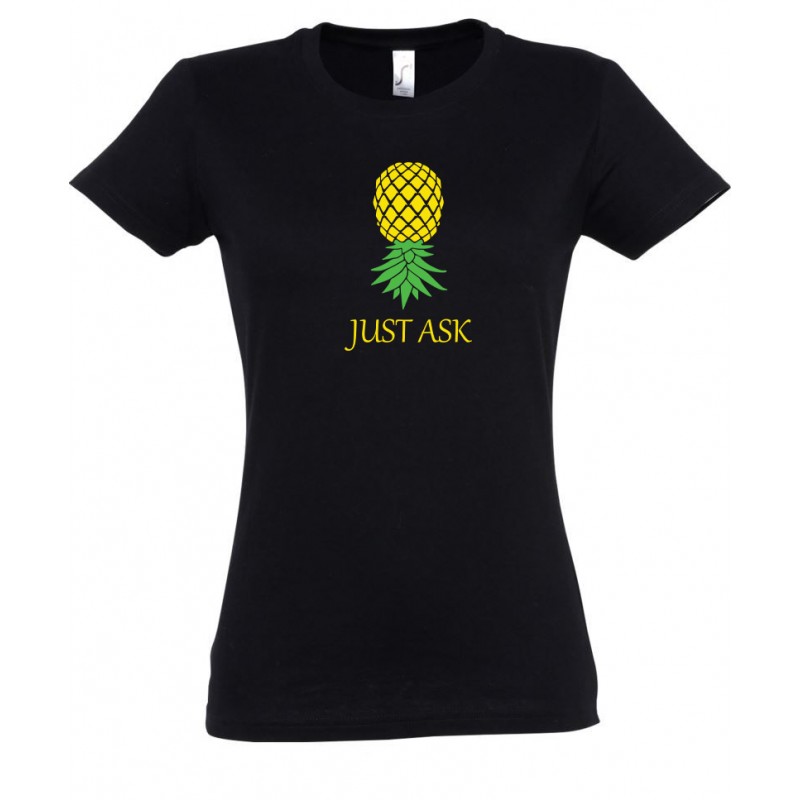 Tričko Just Ask pro swingers - Dámské tričko