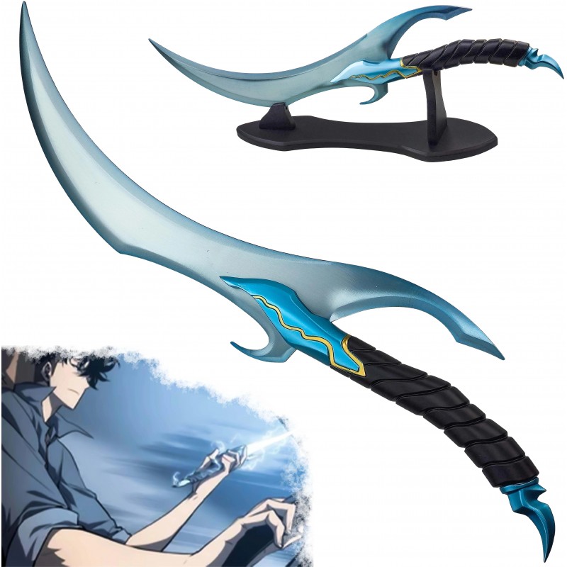 AF Celokovová dýka "BARUKA'S DAGGER" se stojánkem - Solo Leveling