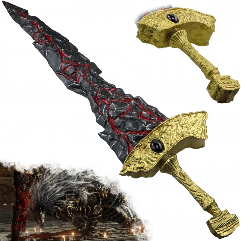 AF Obří meč "MALIKETH'S BLACK BLADE" z pryskyřice - Elden Ring
