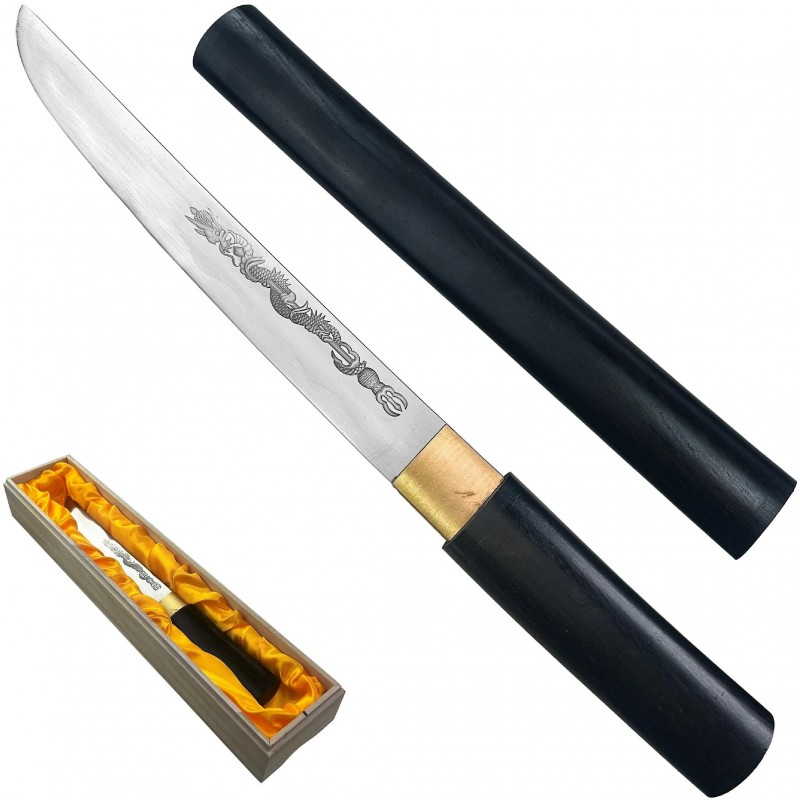 AF Skryté japonské tanto "DORAGON SHOKOGUN" s příslušenstvím