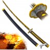 AF Ocelová nichirin katana "ZENITSU AGATSUMA" - Demon Slayer