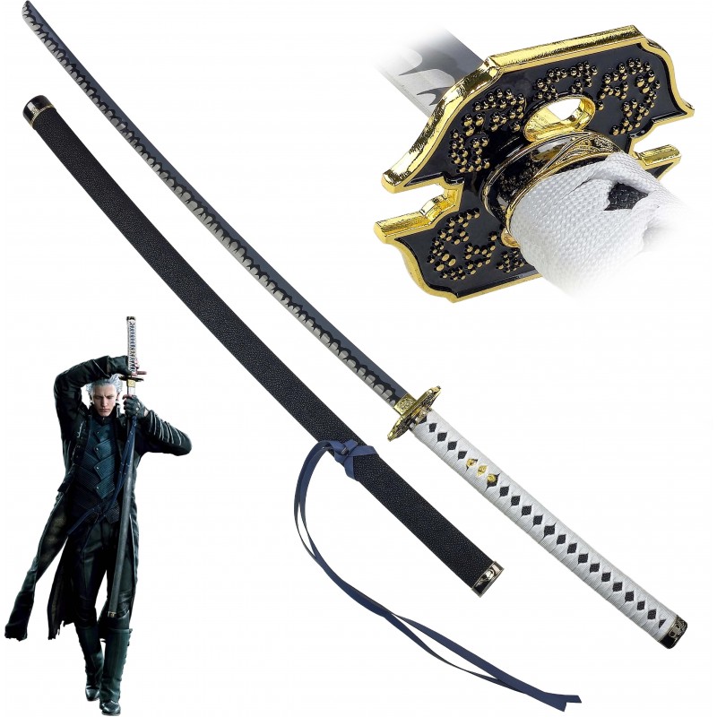 AF Dlouhý ocelový meč Vergila "THE REAL YAMATO" - Devil May Cry