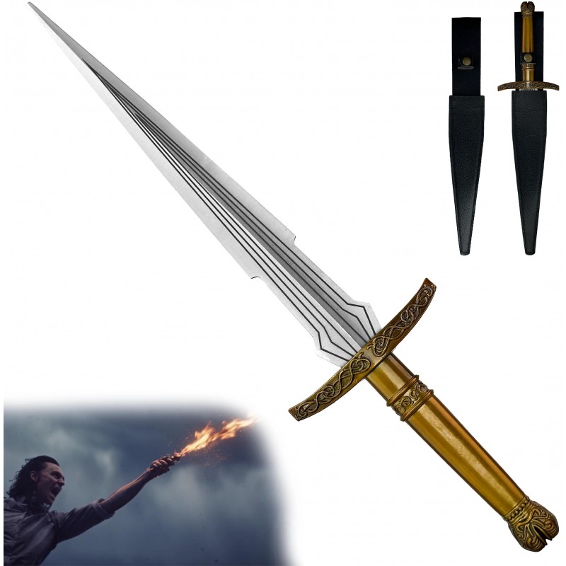 AF Lokiho dýka "LAEVATEINN DAGGER" s pouzdrem - Loki