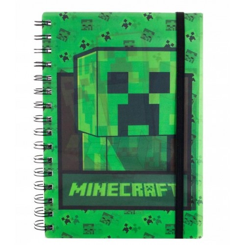 Zápisník Minecraft - Creeper 3D