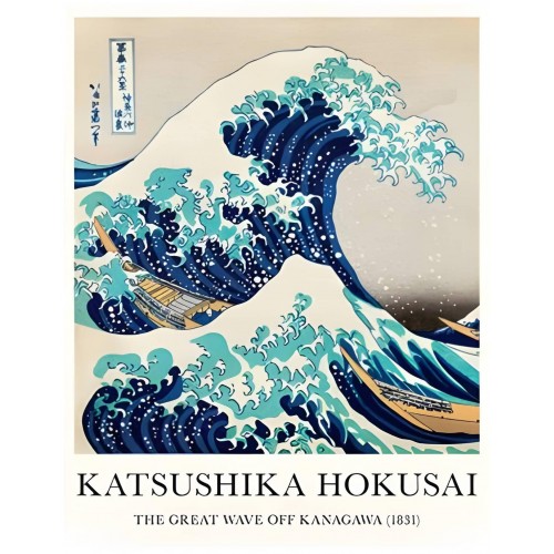 Plakát Velká vlna u pobřeží Kanagawy