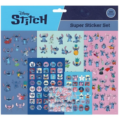 Sada samolepek Lilo & Stitch (300 ks)