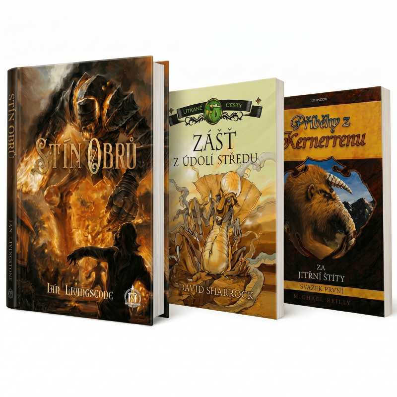 Fantasy gamebooky: Klasická RPG sada 3 knih