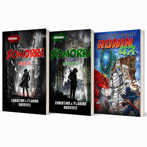 Sci-fi gamebooky: Futuristická sada 3 knih
