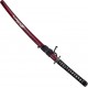 Ostrá katana "KURO NAMI RYUJIN HOMURA" se stojánkem