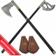 AF Limitovaná sada 2 seker "GIMLI BUNDLE" + 2 plakety - Pán Prstenů